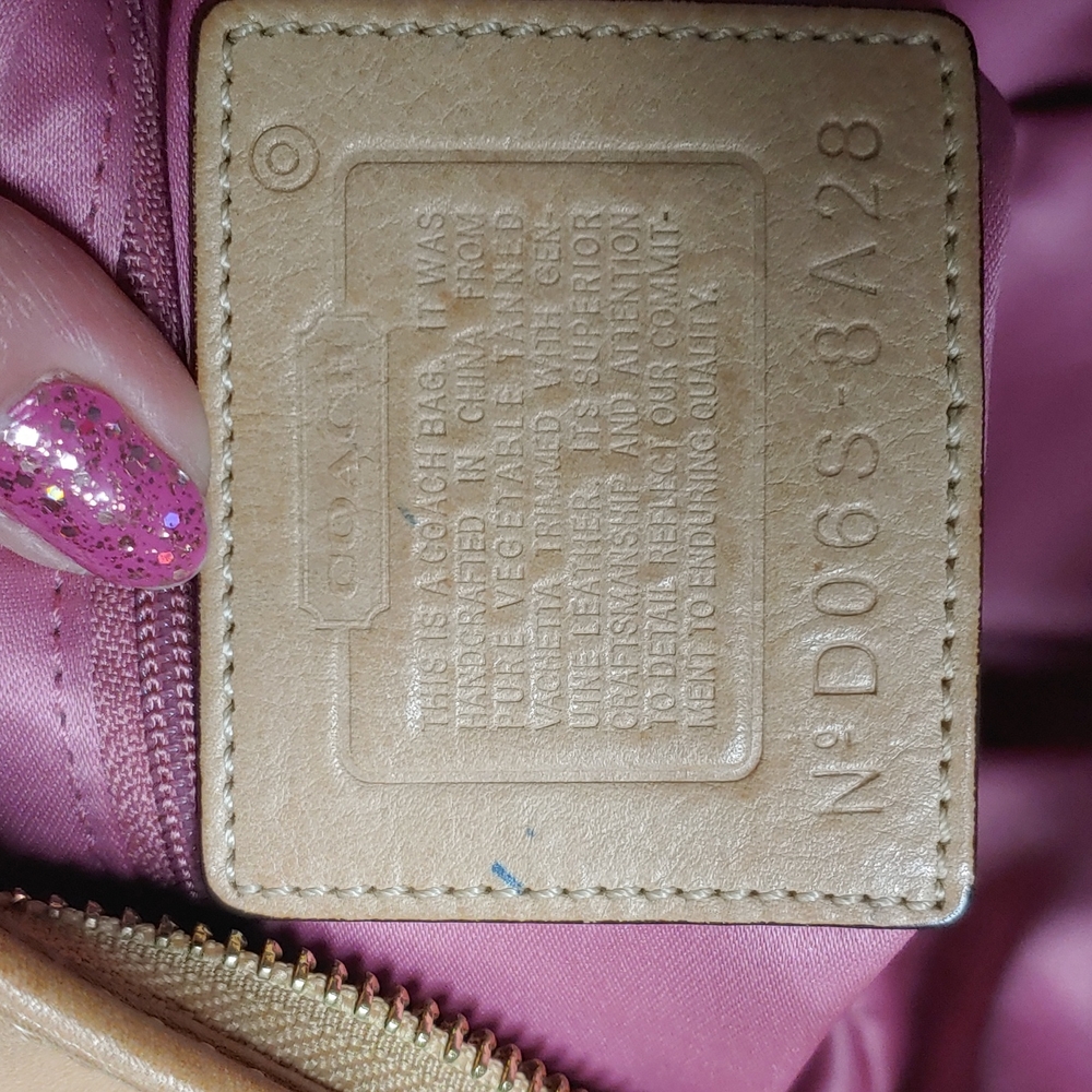 Coach Vanchetta Crystal Studded Leather Hobo Shoulder Bag - Picture 14 of 17